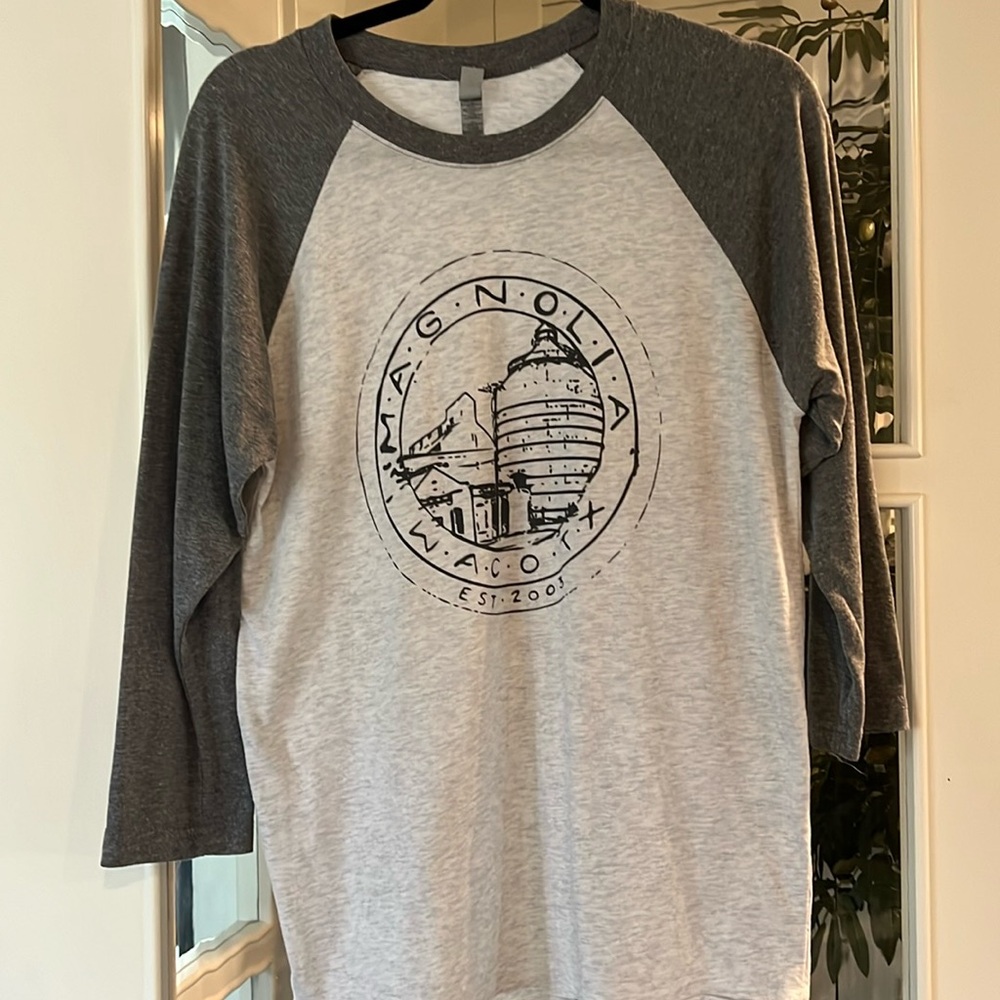 Magnolia Waco TX Texas 3/4 Sleeve Shirt